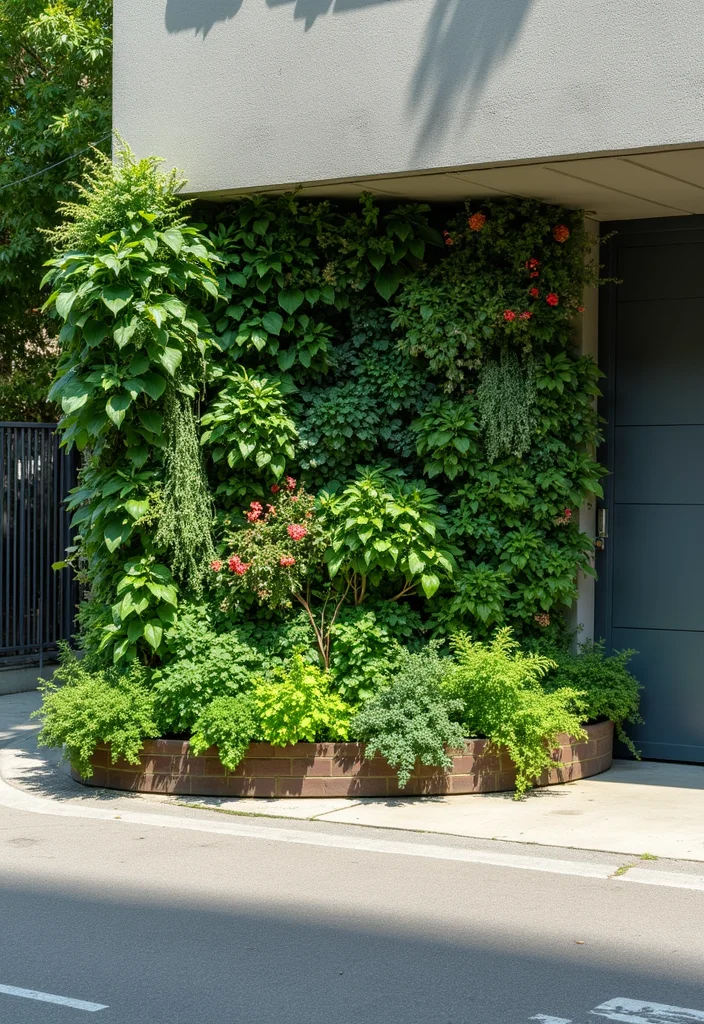 Car Parking Design Home Garden: A Practical Guide with 19 Seamless Integration Inspirations - 1. Vertical Gardens: Space-Saving Glory