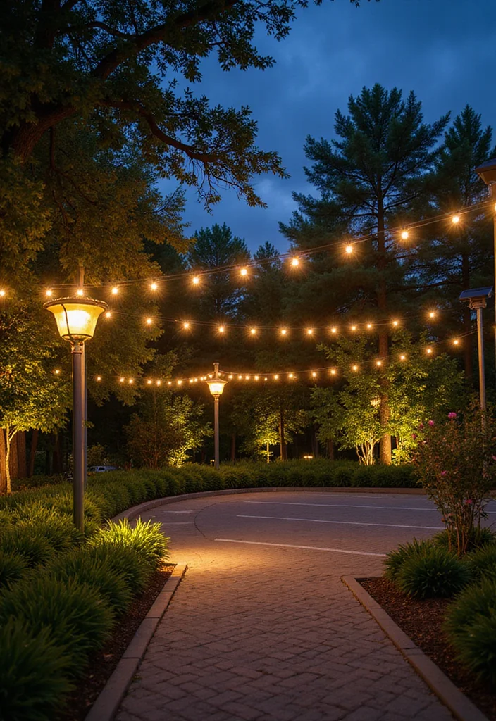 Car Parking Design Home Garden: A Practical Guide with 19 Seamless Integration Inspirations - 11. Lighting: Illuminate Your Garden