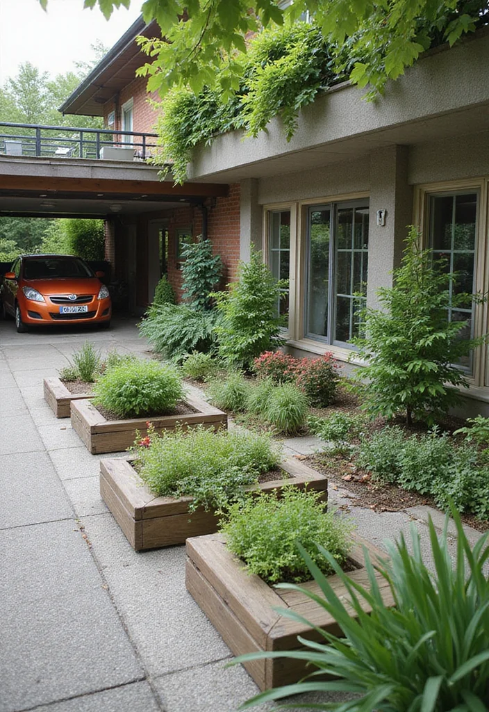 Car Parking Design Home Garden: A Practical Guide with 19 Seamless Integration Inspirations - 13. Multi-Functional Spaces: Dual-Purpose Design