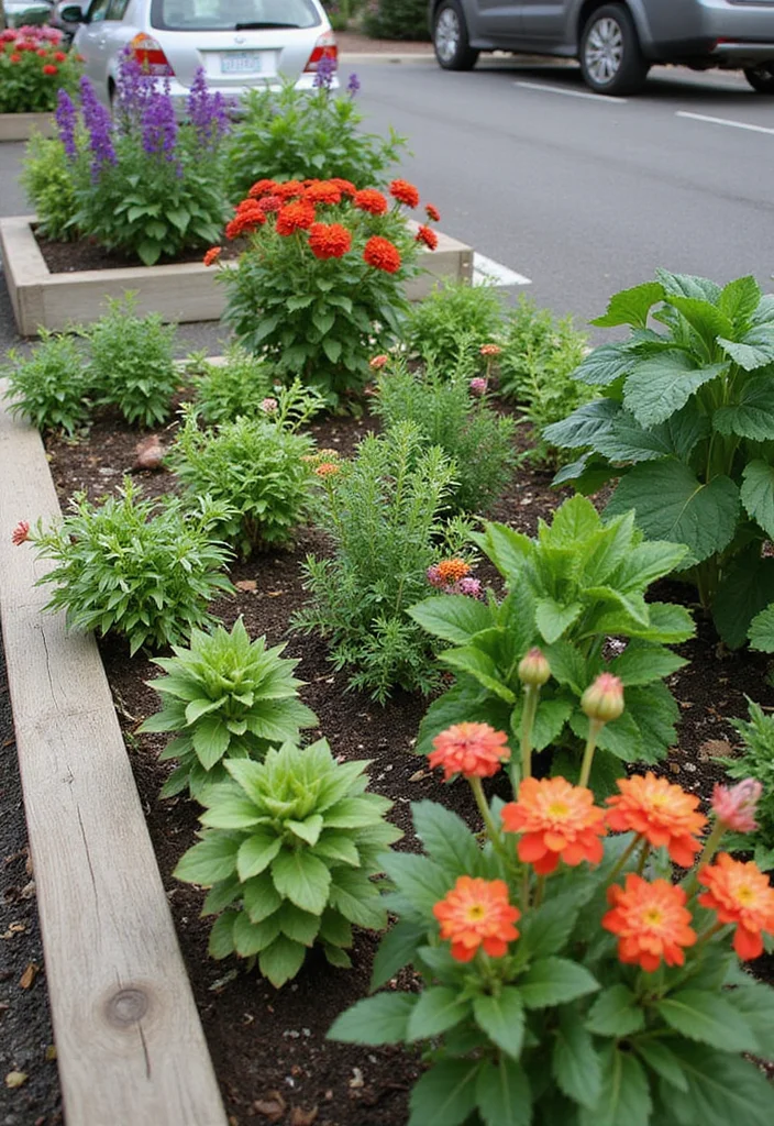 Car Parking Design Home Garden: A Practical Guide with 19 Seamless Integration Inspirations - 5. Raised Garden Beds: Adding Dimension