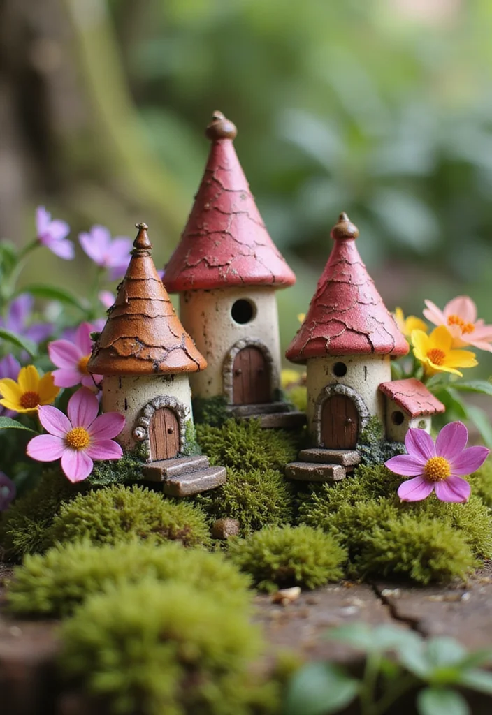 DIY Fairy Garden Ideas: A Creative Guide with 17 Miniature Fantasy Inspirations - 1. Miniature Fairy Houses