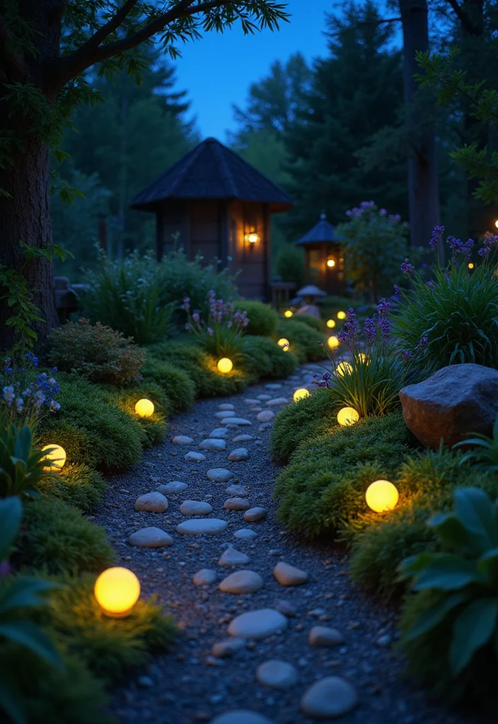 DIY Fairy Garden Ideas: A Creative Guide with 17 Miniature Fantasy Inspirations - 9. Glow-in-the-Dark Elements