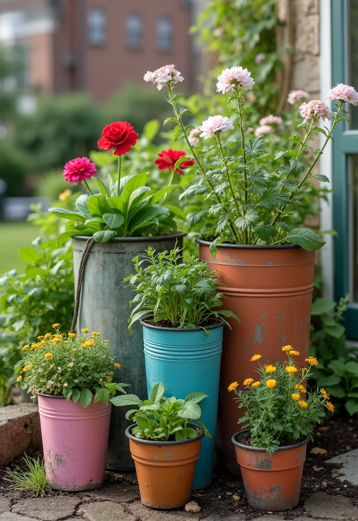 DIY Raised Garden Bed: A Beginner Build Guide with 17 Step-by-Step Project Inspirations - 9. Recycled Container Bed