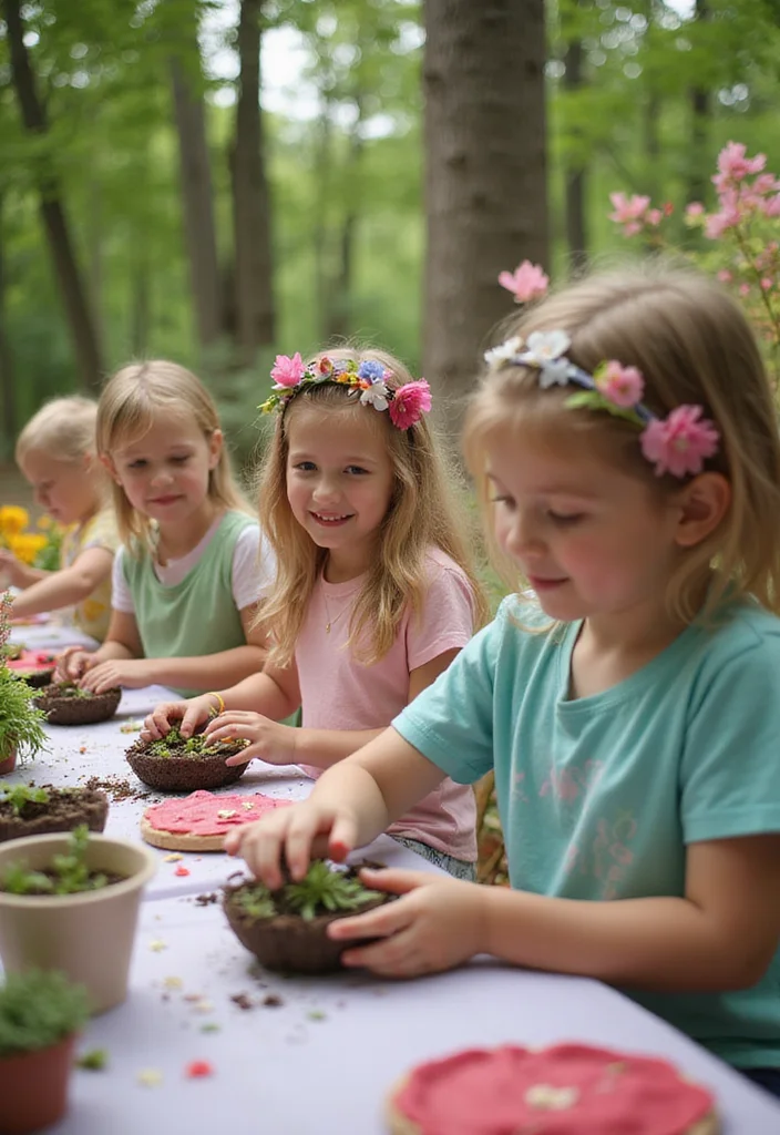 Fairy Garden Birthday Party: A Magical Guide with 19 Whimsical Celebration Inspirations - 3. Interactive Fairy Garden Stations