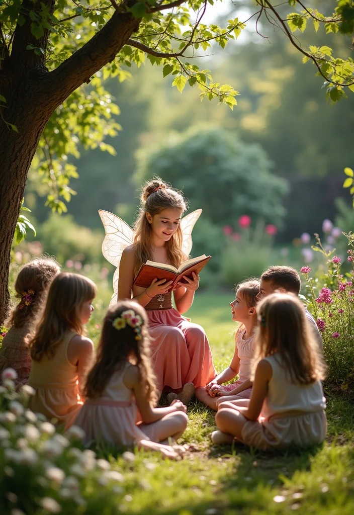 Fairy Garden Birthday Party: A Magical Guide with 19 Whimsical Celebration Inspirations - 8. Themed Entertainment: Fairy Storytellers