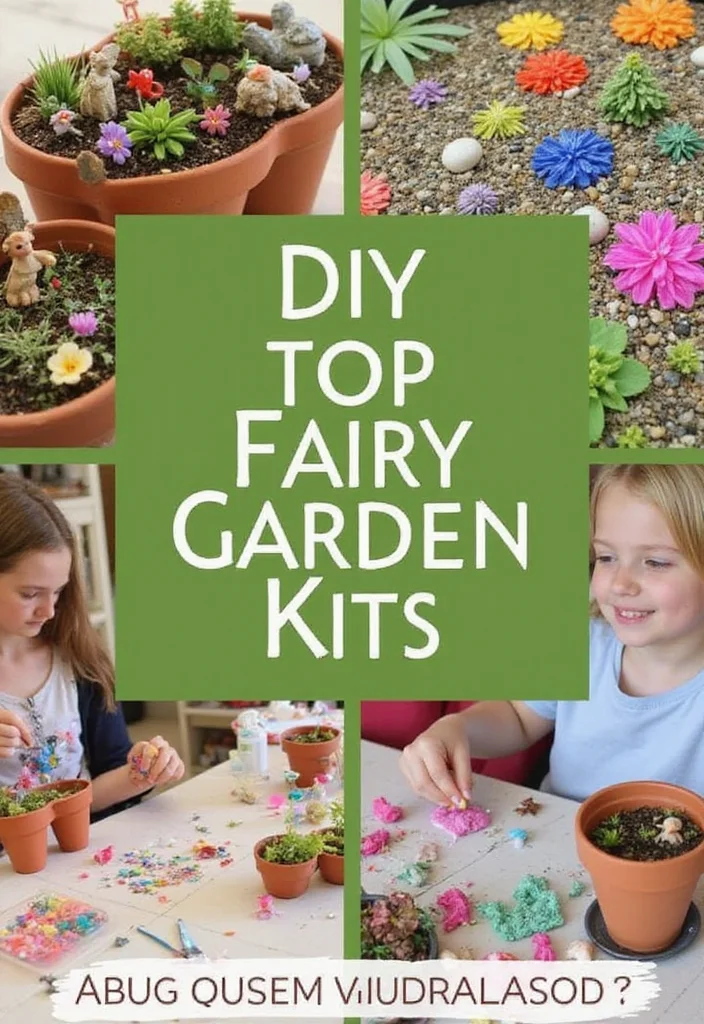 Fairy Garden Theme Party: A Fantasy Guide with 19 Playful Enchanted Inspirations - 1. DIY Fairy Garden Kits