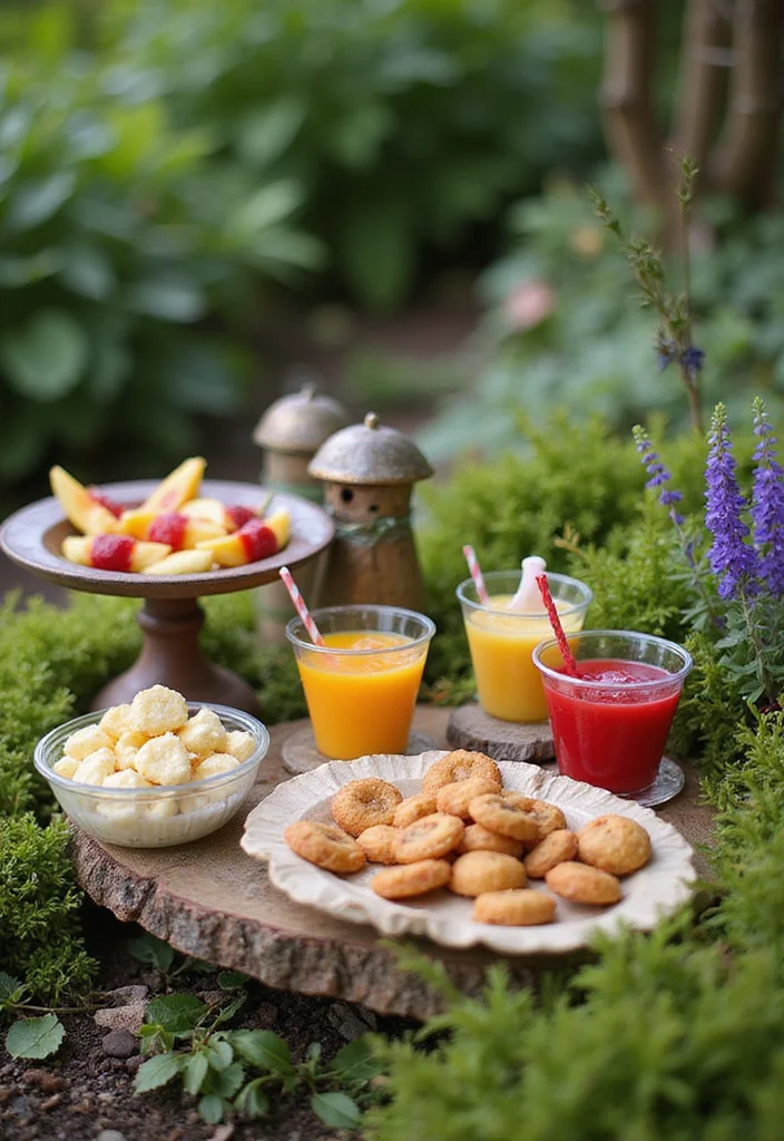 Fairy Garden Theme Party: A Fantasy Guide with 19 Playful Enchanted Inspirations - 5. Fairy Garden Snack Stations