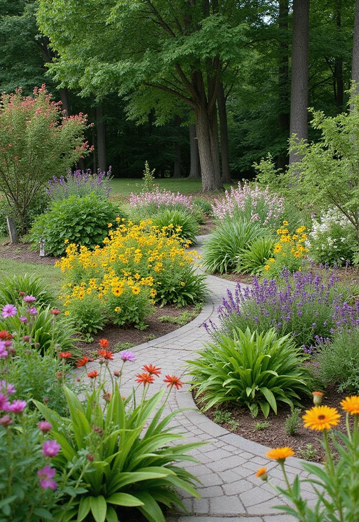 Front Yard Garden Design: A Curb Appeal Guide with 18 Stylish Outdoor Inspirations - 1. Native Plant Paradise