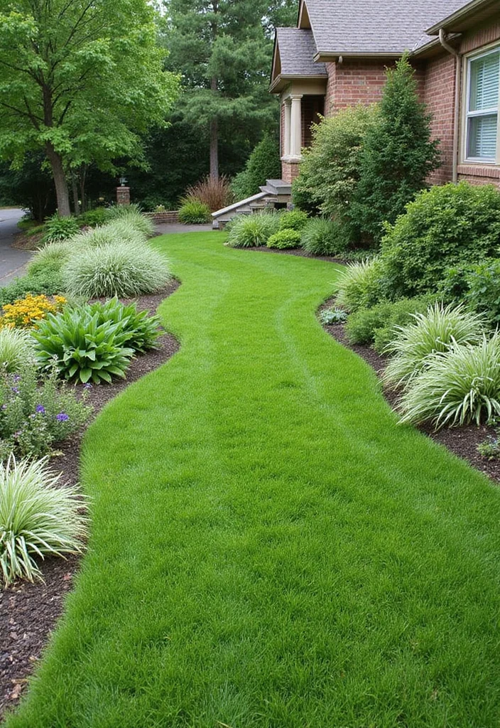 Front Yard Garden Design: A Curb Appeal Guide with 18 Stylish Outdoor Inspirations - 12. Sustainable Lawn Alternatives