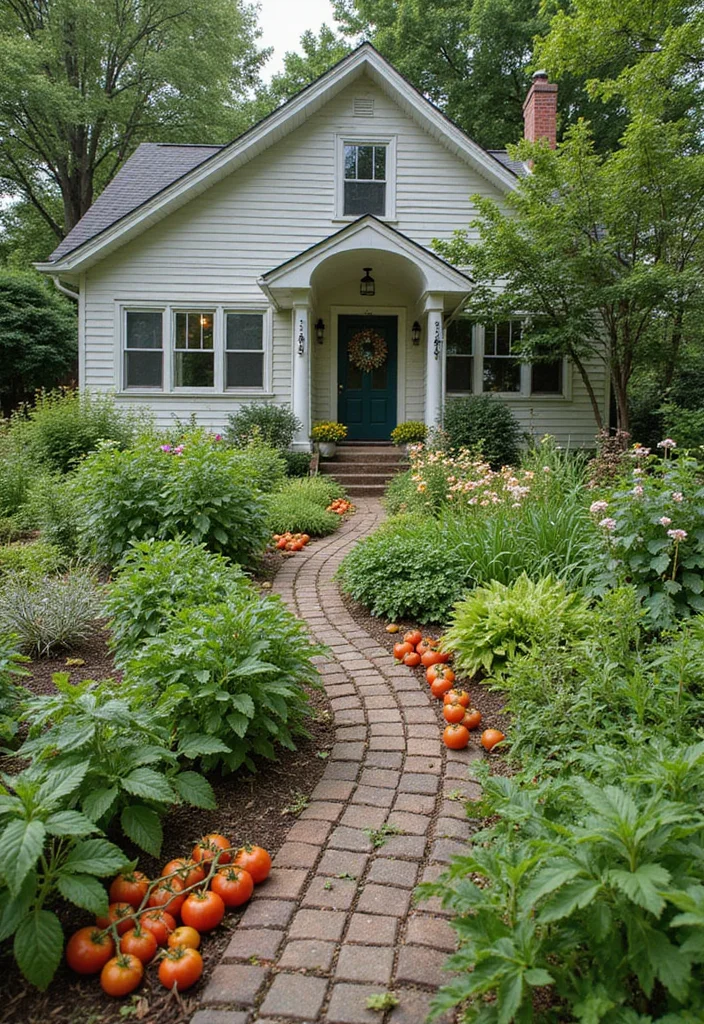 Front Yard Garden Design: A Curb Appeal Guide with 18 Stylish Outdoor Inspirations - 2. Edible Landscaping