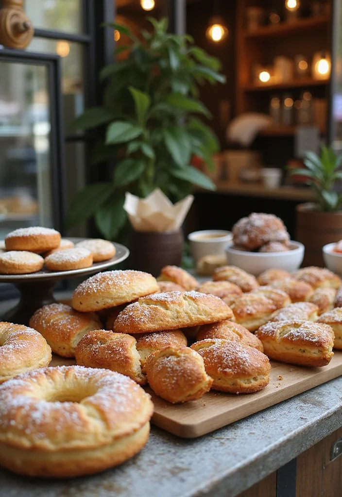 Garden Coffee Shop Design Outdoor: A Cozy Guide with 19 Relaxed Atmosphere Inspirations - 11. Artisanal Pastry Offerings