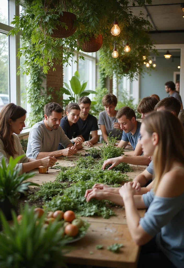 Garden Coffee Shop Design Outdoor: A Cozy Guide with 19 Relaxed Atmosphere Inspirations - 14. Garden Workshops and Classes