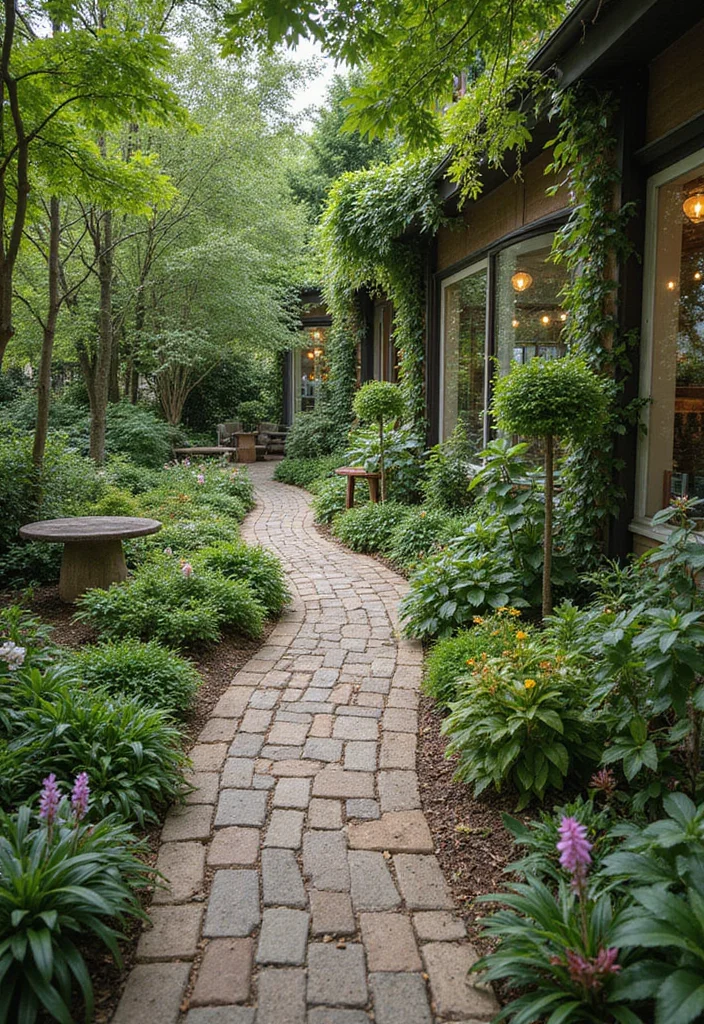 Garden Coffee Shop Design Outdoor: A Cozy Guide with 19 Relaxed Atmosphere Inspirations - 18. Connecting with Nature Through Trails