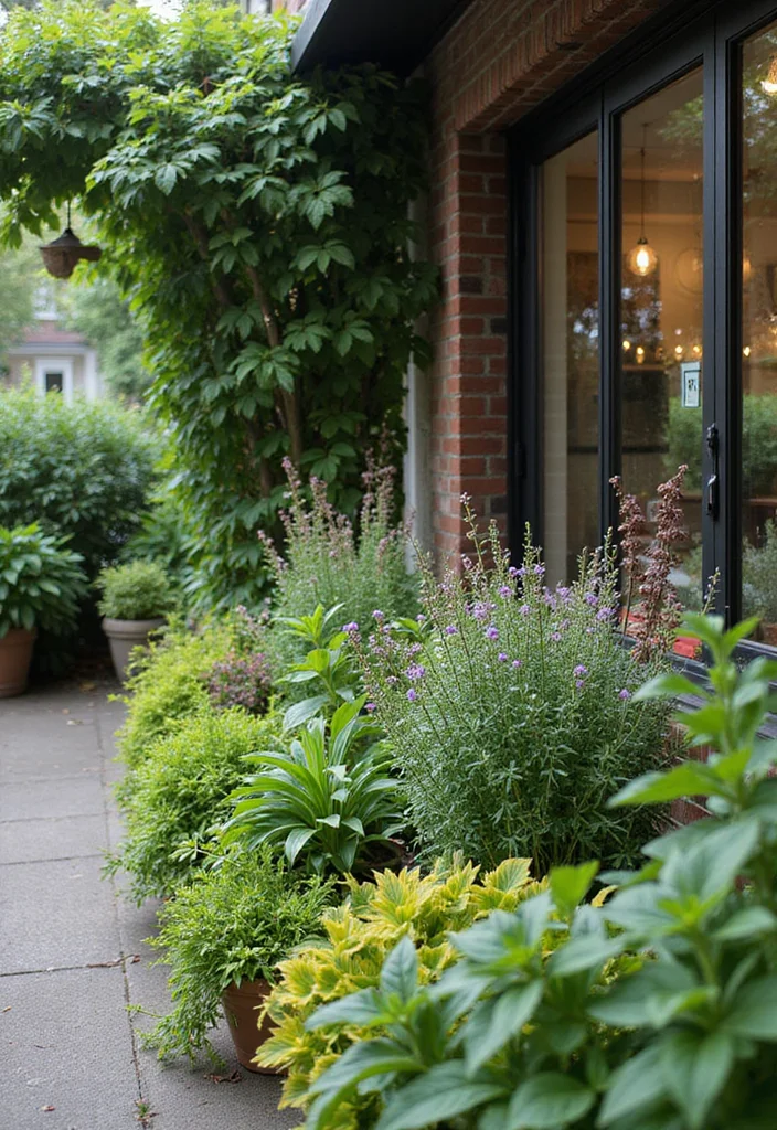 Garden Coffee Shop Design Outdoor: A Cozy Guide with 19 Relaxed Atmosphere Inspirations - 2. Lush Plant Selection