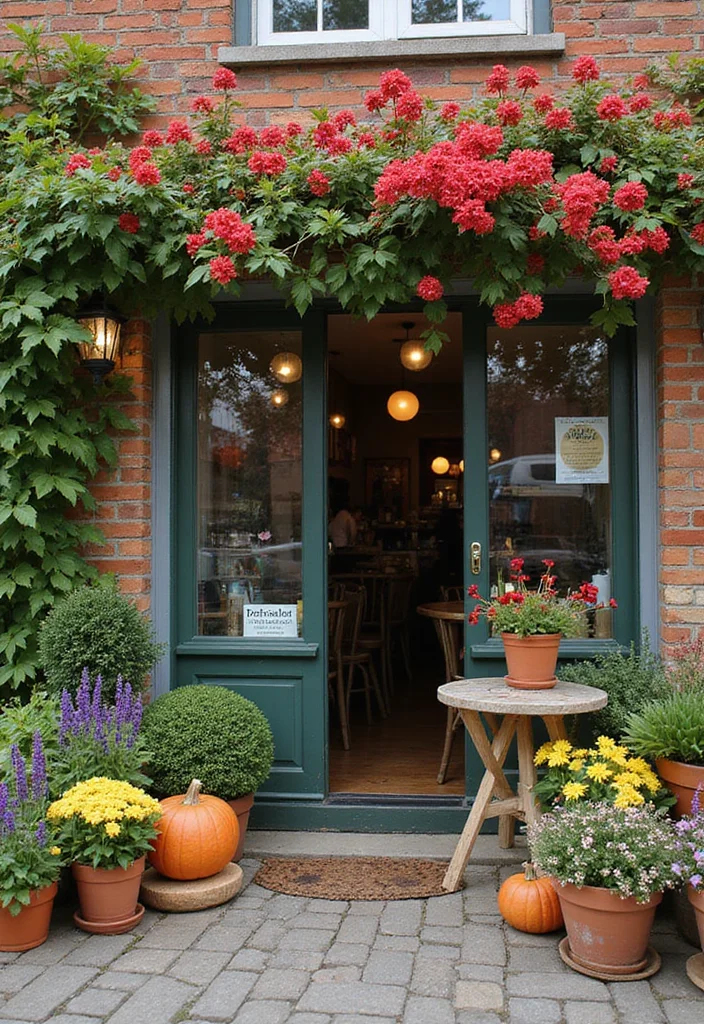Garden Coffee Shop Design Outdoor: A Cozy Guide with 19 Relaxed Atmosphere Inspirations - 7. Seasonal Garden Changes