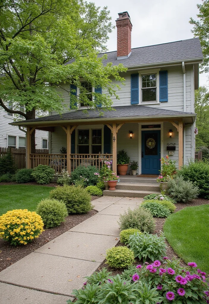 Garden Design Front of House: A Welcoming Guide with 17 Entrance-Focused Inspirations - 17. Personal Touches