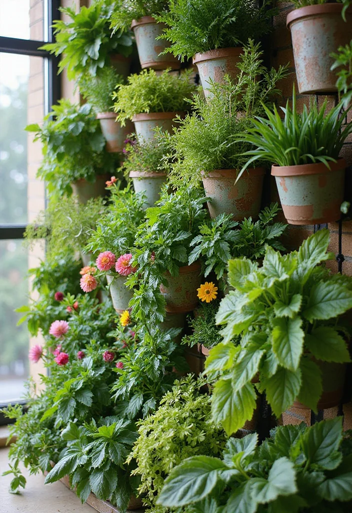 Garden Design Plans Drawing Layout: A Detailed Guide with 19 Planning-Friendly Inspirations - 1. Vertical Garden Bliss