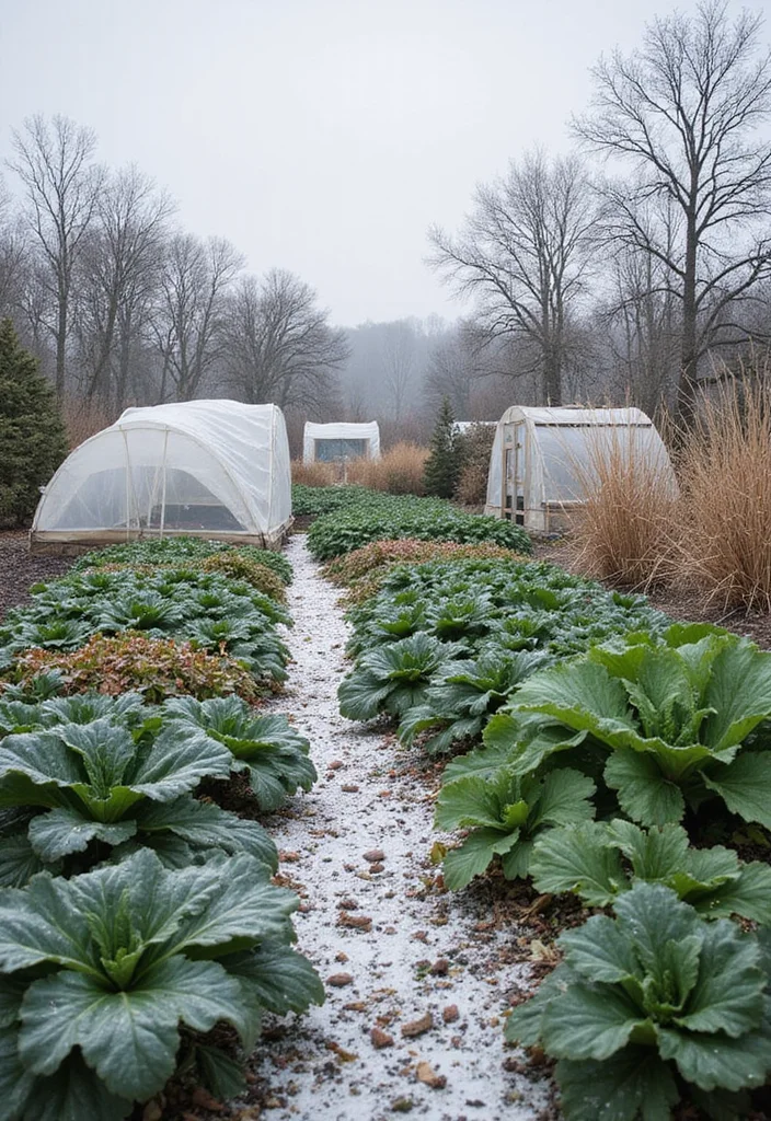 Garden Design Plans Drawing Layout: A Detailed Guide with 19 Planning-Friendly Inspirations - 14. Winter Gardening Techniques