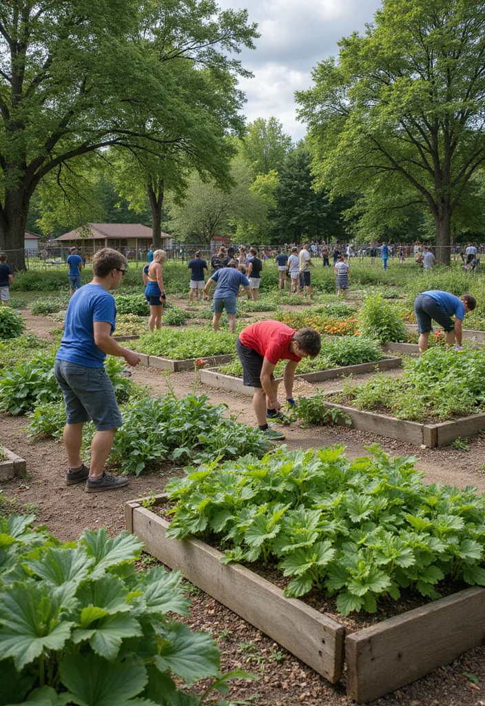 Garden Design Plans Drawing Layout: A Detailed Guide with 19 Planning-Friendly Inspirations - 15. Community Garden Projects