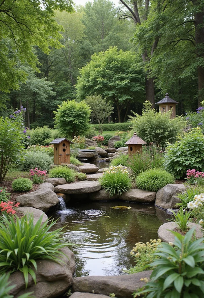 Garden Design Plans Drawing Layout: A Detailed Guide with 19 Planning-Friendly Inspirations - 16. Creating a Wildlife Habitat