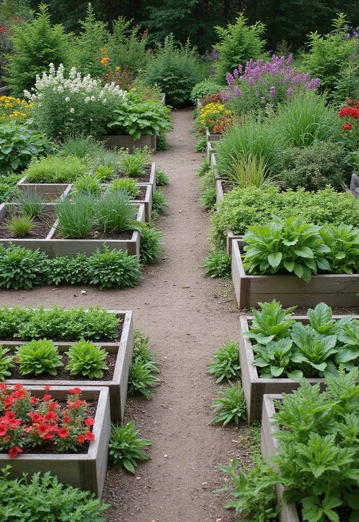 Garden Design Plans Drawing Layout: A Detailed Guide with 19 Planning-Friendly Inspirations - 5. Raised Bed Gardening