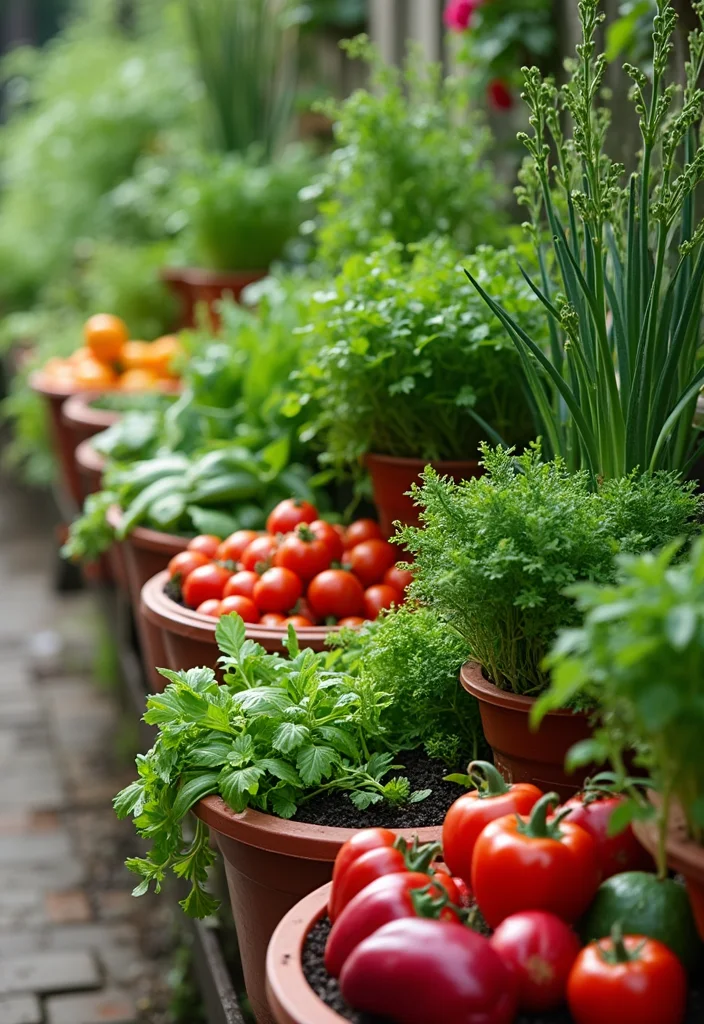Garden Layout Ideas Design: A Practical Guide with 20 Well-Structured Layout Inspirations - 1. Stacked Planters: Vertical Vegetable Magic