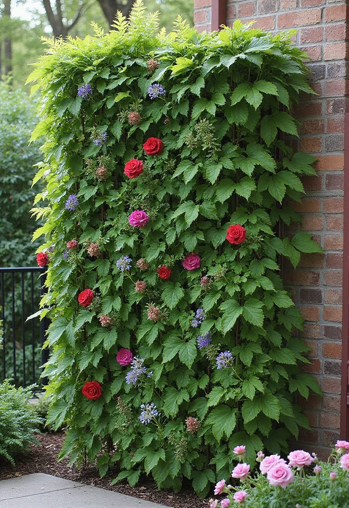 Garden Layout Ideas Design: A Practical Guide with 20 Well-Structured Layout Inspirations - 16. Functional Vertical Gardens: Beyond Aesthetics