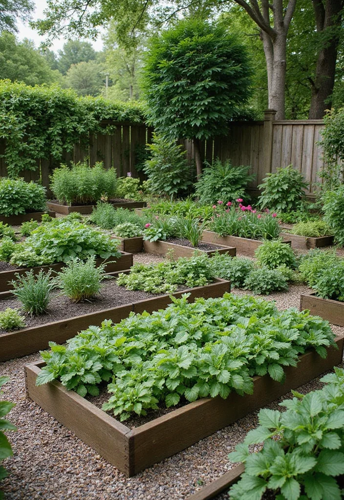 Garden Layout Ideas Design: A Practical Guide with 20 Well-Structured Layout Inspirations - 5. Tiered Gardening Beds: Levels of Abundance