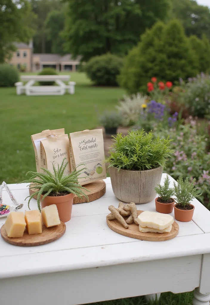 Garden Party Baby Shower Ideas: A Delightful Guide with 19 Whimsical Celebration Inspirations - 3. Eco-Friendly Party Favors