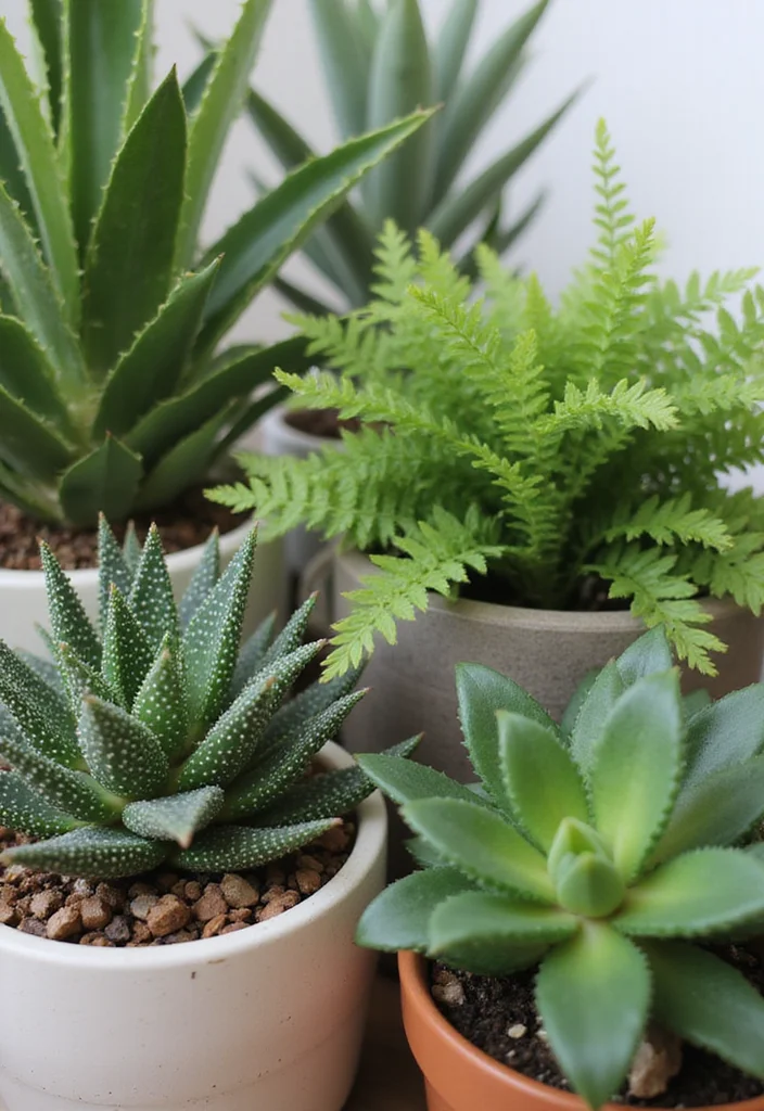 Garden Room Ideas Interior Design: A Cozy Guide with 20 Nature-Infused Styling Inspirations - 5. Mixed Plant Textures: Layering for Depth