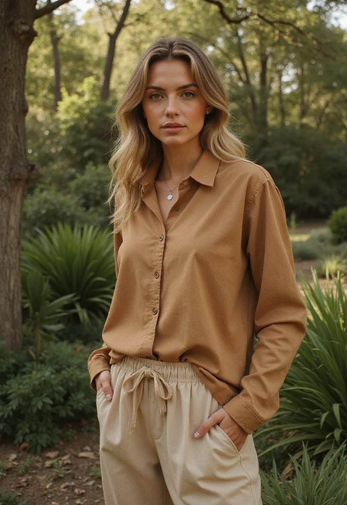 Garden Wedding Guest Dress: A Stylish Guide with 18 Seasonal Outfit Inspirations - 13. Earthy Tones with Natural Fabrics