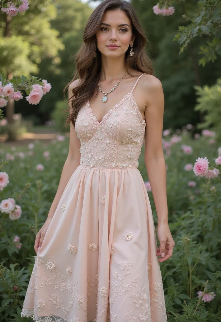 Garden Wedding Guest Dress: A Stylish Guide with 18 Seasonal Outfit Inspirations - 5. Pastel Tea-Length Dress