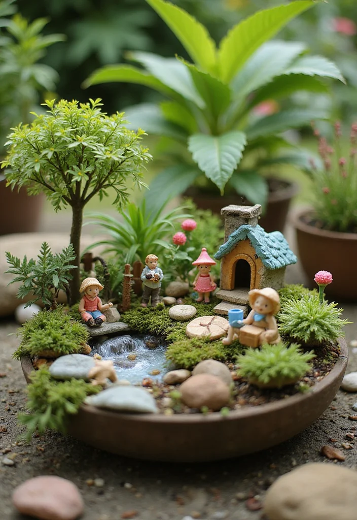 Grow a Garden Design Ideas: A Beginner-Friendly Guide with 17 Simple Concept Inspirations - 7. Fairy Garden Delight