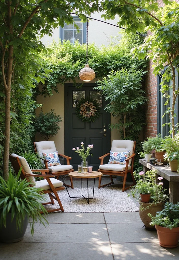 Home Garden Design Small Outdoor: A Functional Guide with 17 Space-Smart Inspirations - 12. Small-Space Garden Furniture