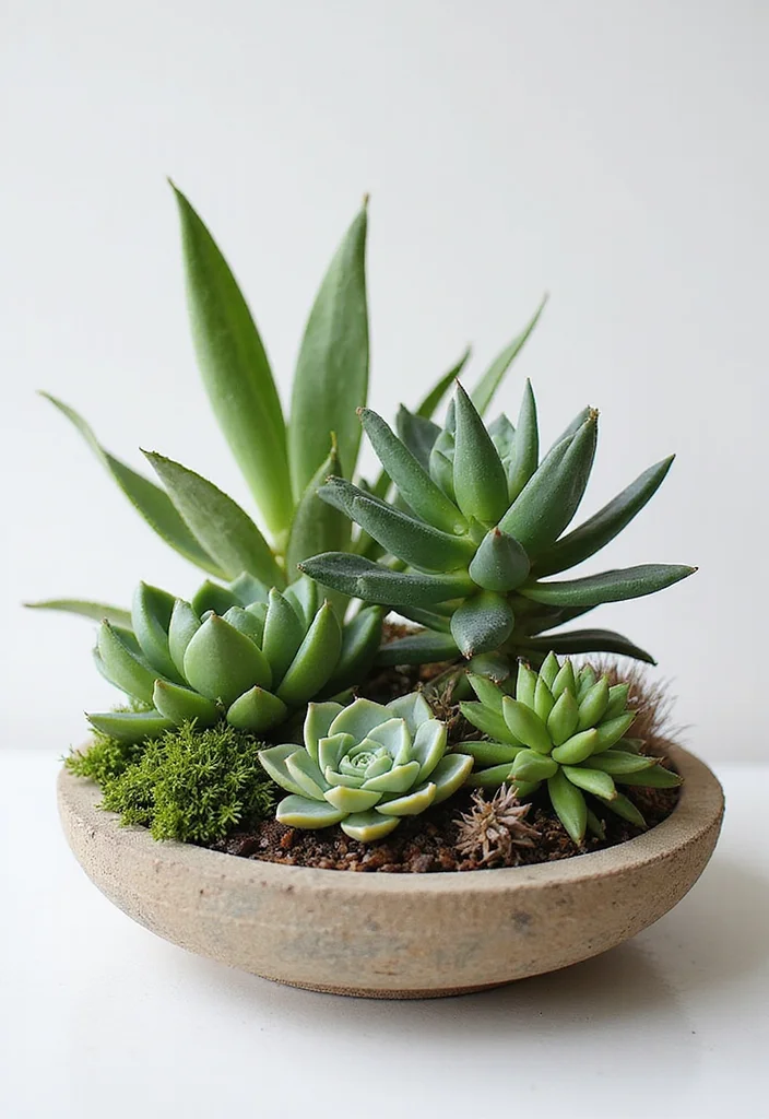 Home Garden Design Small Outdoor: A Functional Guide with 17 Space-Smart Inspirations - 16. Low-Maintenance Succulent Gardens