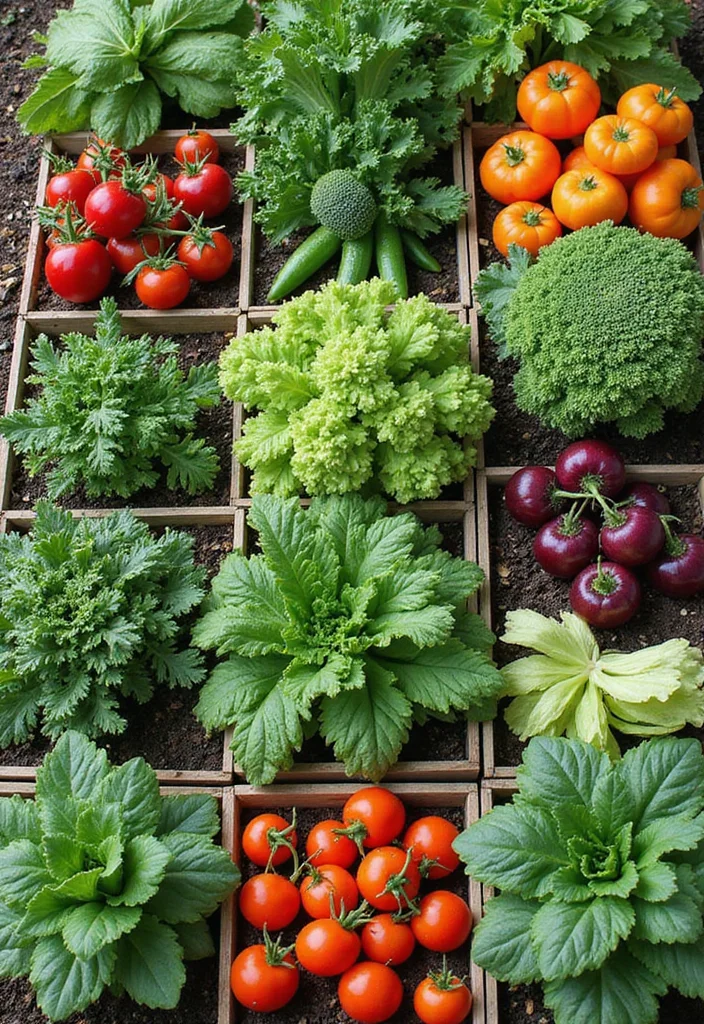 In Ground Vegetable Garden Design: A Productive Guide with 18 Easy-Grow Layout Inspirations - 1. Square Foot Gardening