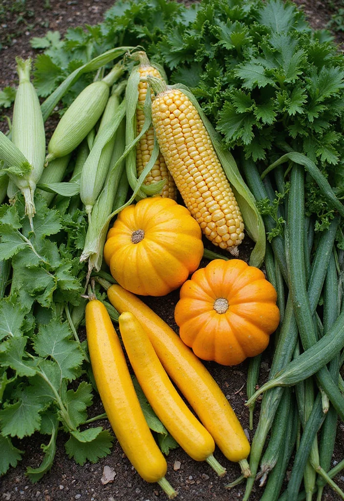 In Ground Vegetable Garden Design: A Productive Guide with 18 Easy-Grow Layout Inspirations - 4. The 3 Sisters Garden