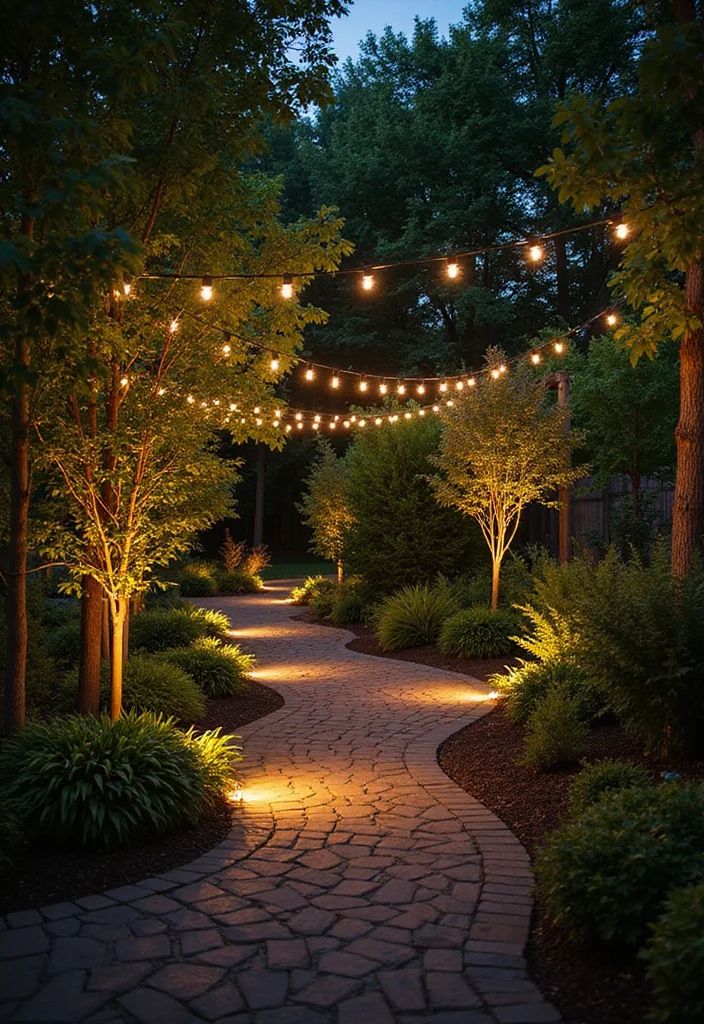 Modern Garden Design Landscaping Ideas: A Sleek Guide with 20 Contemporary Inspirations - 13. Outdoor Lighting