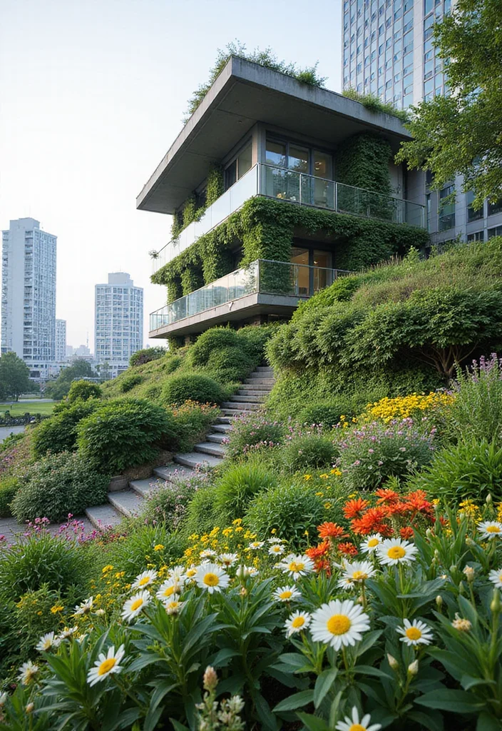 Modern Garden Design Landscaping Ideas: A Sleek Guide with 20 Contemporary Inspirations - 14. Green Roofs