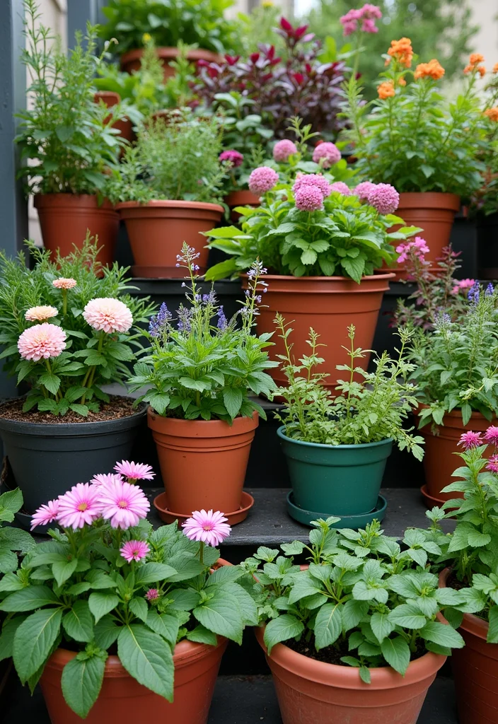 Modern Garden Design Landscaping Ideas: A Sleek Guide with 20 Contemporary Inspirations - 16. Container Gardening