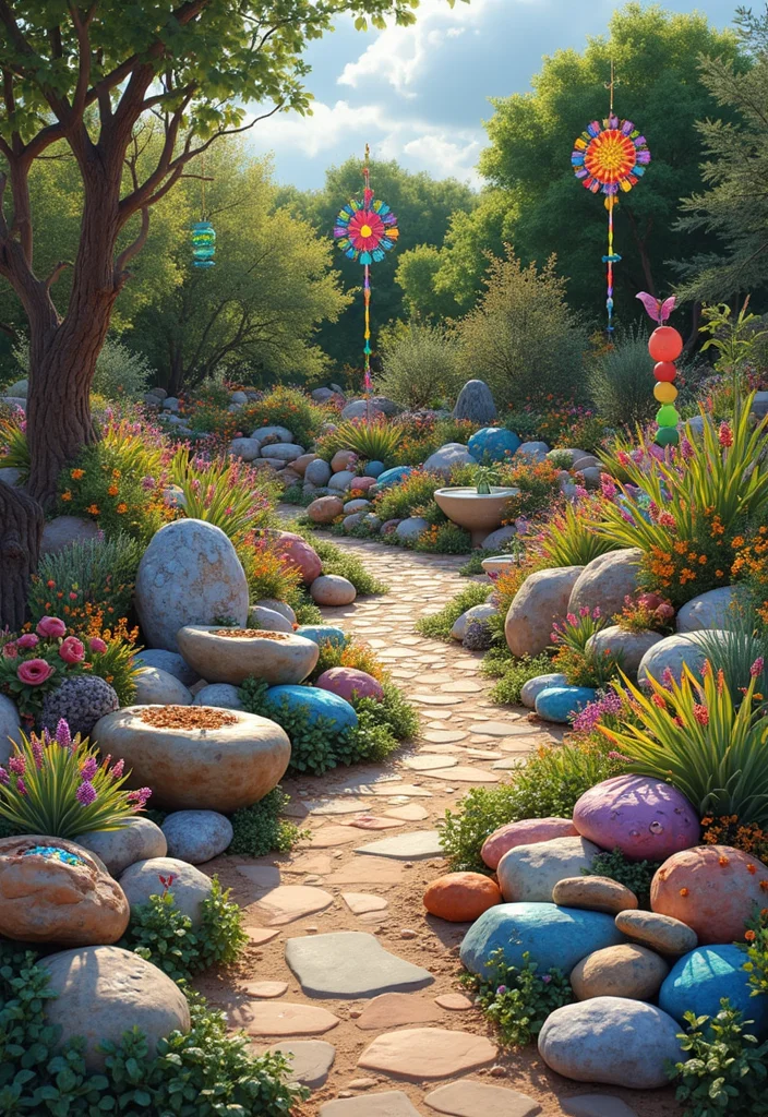 Modern Garden Design Landscaping Ideas: A Sleek Guide with 20 Contemporary Inspirations - 19. Garden Art