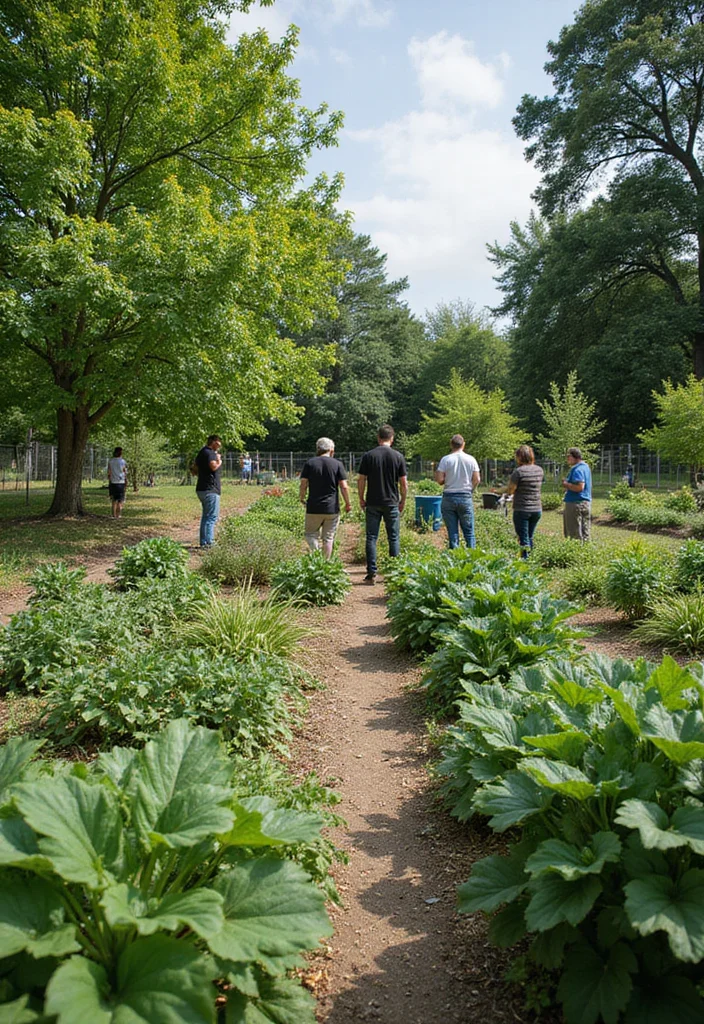 Modern Garden Design Landscaping Ideas: A Sleek Guide with 20 Contemporary Inspirations - 20. Community Gardens