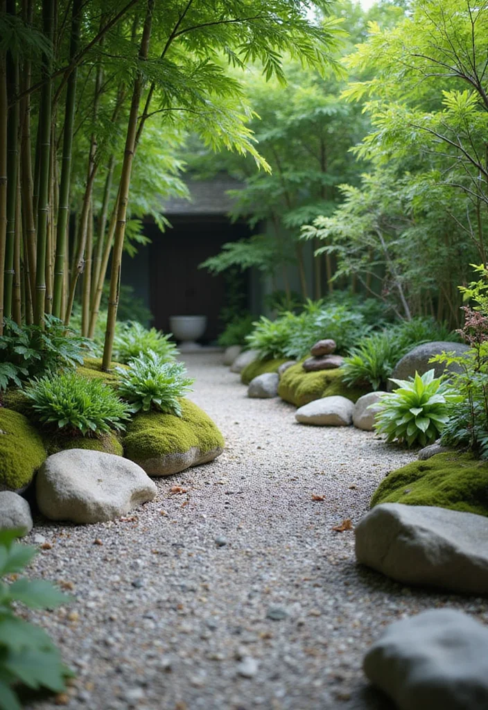 Modern Garden Design Luxury Backyards: A High-End Guide with 19 Elegant Outdoor Inspirations - 1. Sustainable Zen Gardens