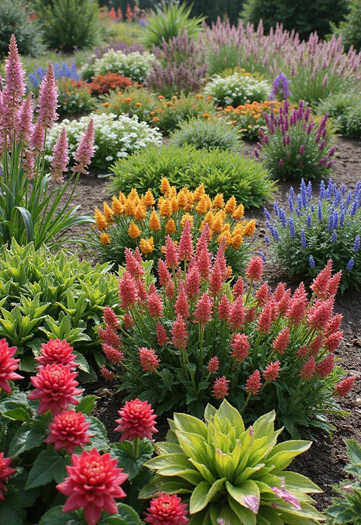 Modern Garden Design Luxury Backyards: A High-End Guide with 19 Elegant Outdoor Inspirations - 12. Seasonal Planting for Year-Round Beauty