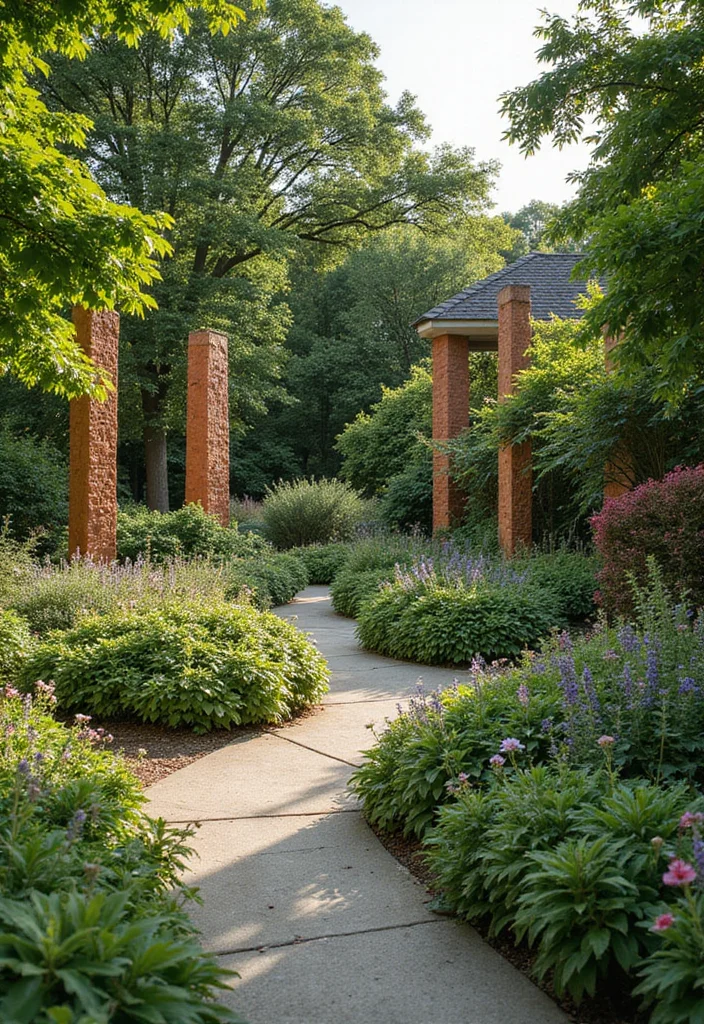 Modern Garden Design Luxury Backyards: A High-End Guide with 19 Elegant Outdoor Inspirations - 13. Outdoor Art Installations