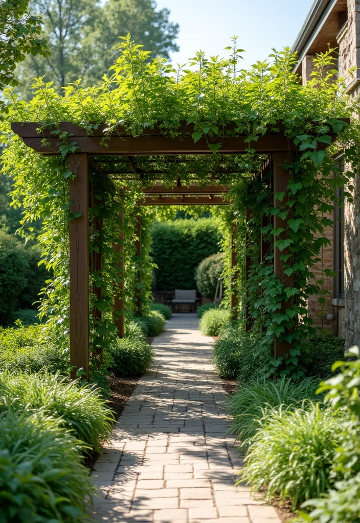 Modern Garden Design Luxury Backyards: A High-End Guide with 19 Elegant Outdoor Inspirations - 15. Innovative Garden Structures