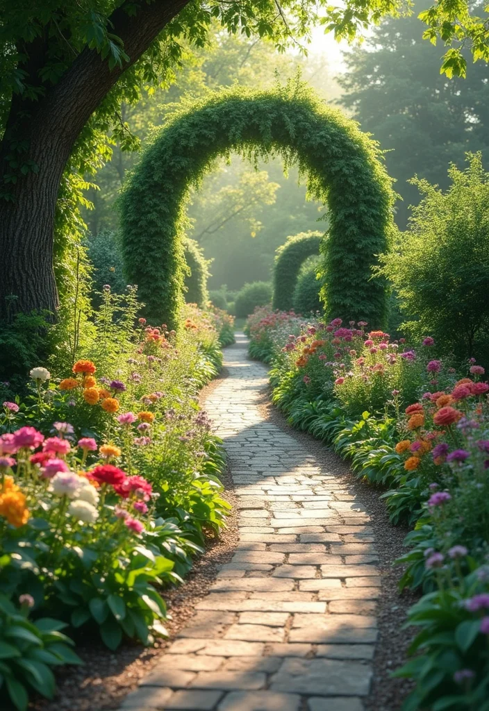 Modern Garden Design Luxury Backyards: A High-End Guide with 19 Elegant Outdoor Inspirations - 16. Customized Garden Pathways