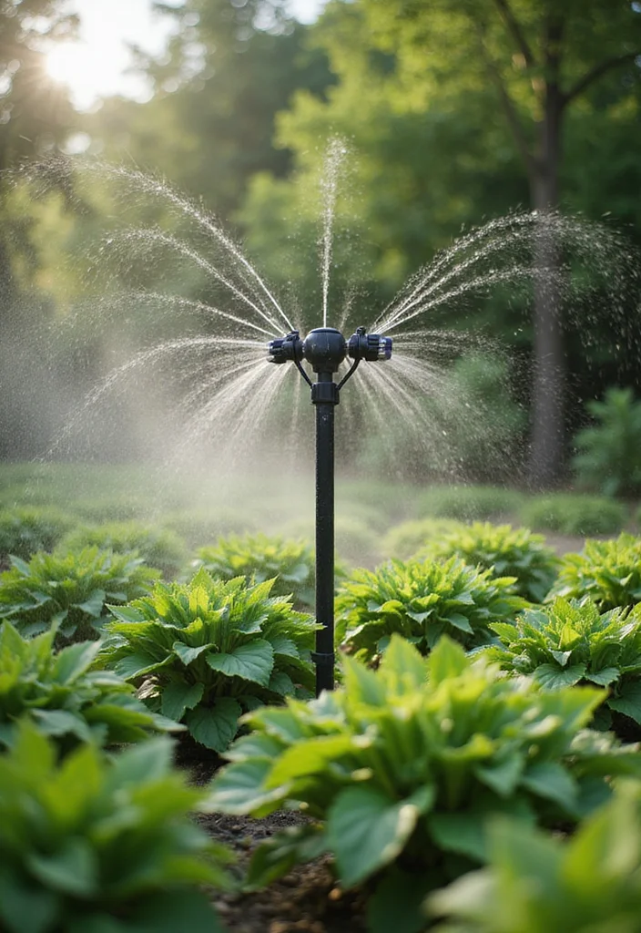 Modern Garden Design Luxury Backyards: A High-End Guide with 19 Elegant Outdoor Inspirations - 8. Smart Irrigation Systems