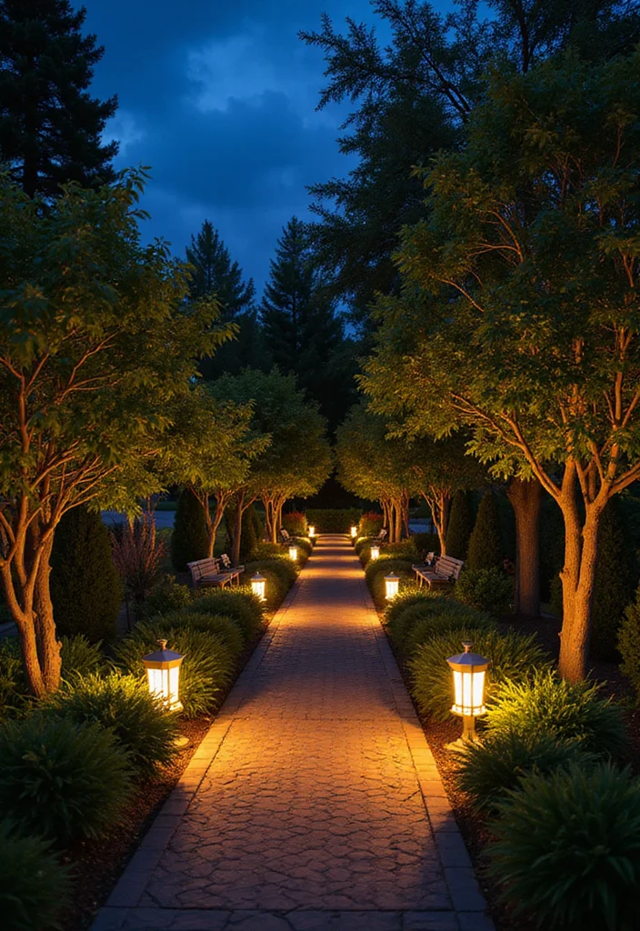 Modern Garden Design Luxury Backyards: A High-End Guide with 19 Elegant Outdoor Inspirations - 9. Sustainable Lighting Solutions