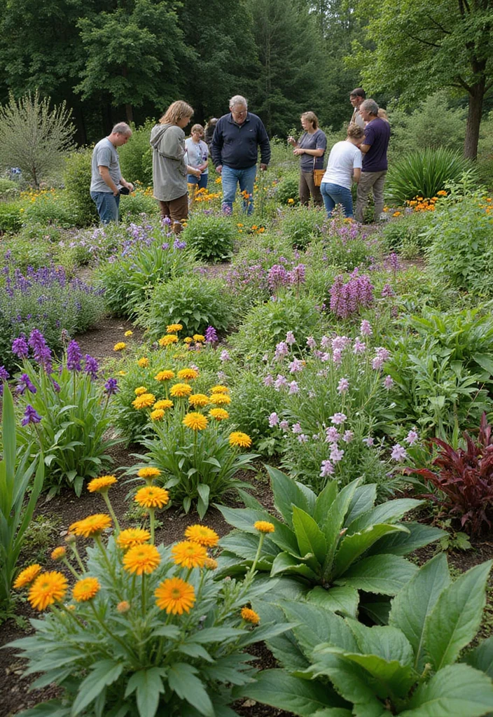NZ Native Garden Landscape Design: An Expert Guide with 20 Naturally-Inspired Visual Concepts - 12. Community Gardens: Growing Together